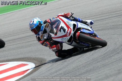 2010-06-26 Misano 3161 Carro - Superbike - Free Practice - Carlos Checa - Ducati 1098R